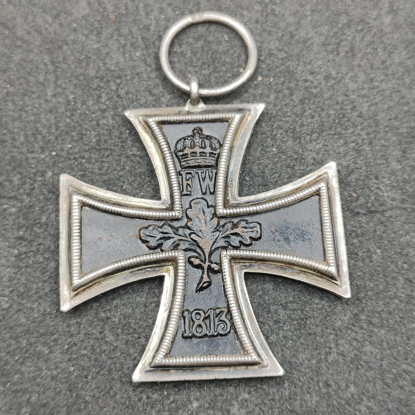 全场0元起拍 第167期 咸鱼国勋章拍卖专场 6月23日（周日）下午6：00开始 带标ww1 铁十字勋章勋章 三片分体式结构+