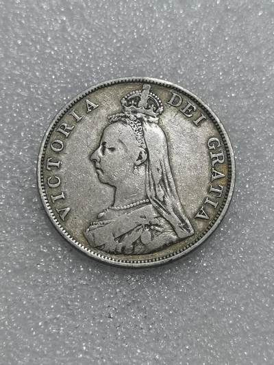 天下钱庄裸币专场 - 英国维多利亚双弗罗林银币