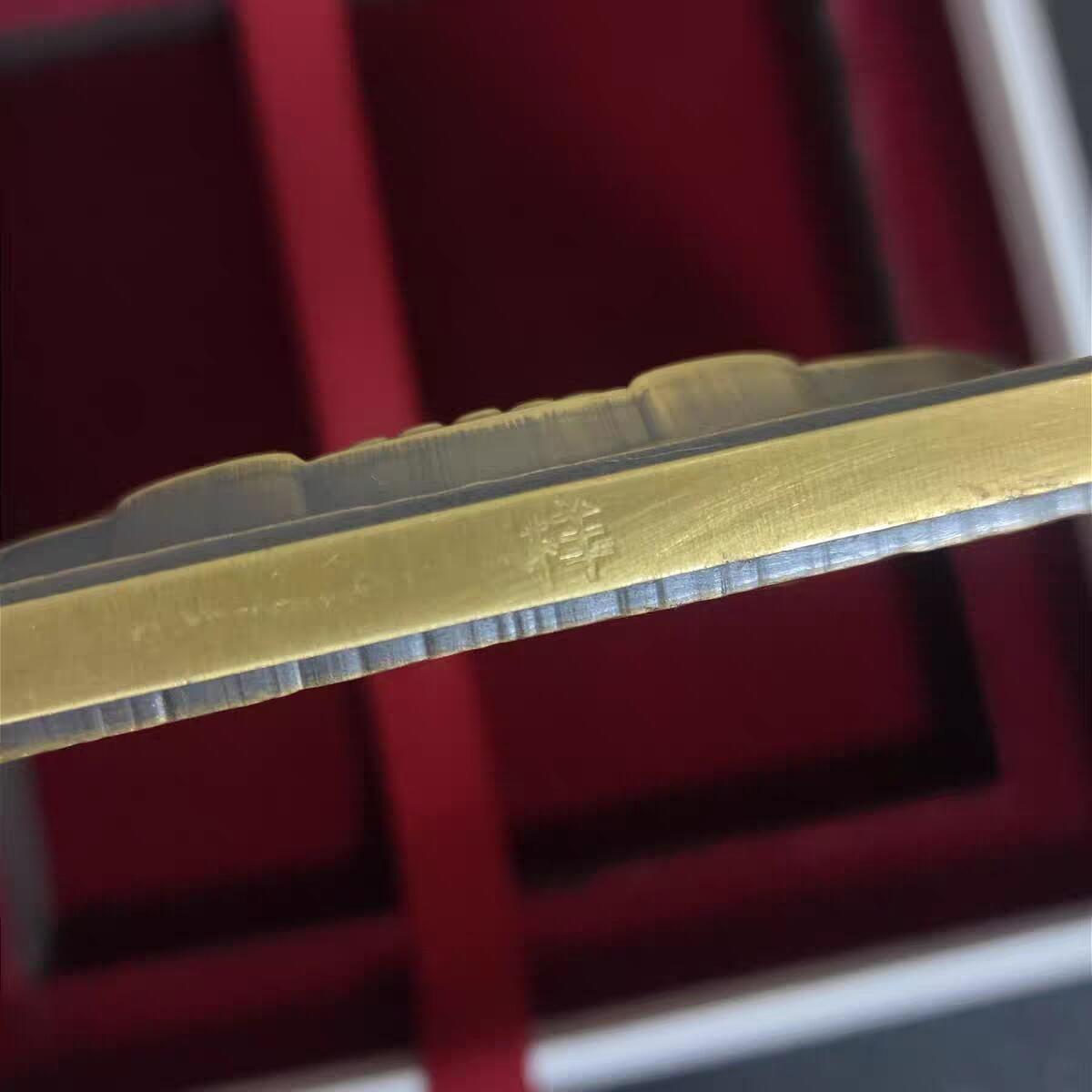 07月07日 世界币章 全网孤品《女娲》黄铜大铜章 留边样章 熊猫币之父陈坚大师雕刻石膏模  90㎜  发行量8枚 第003号