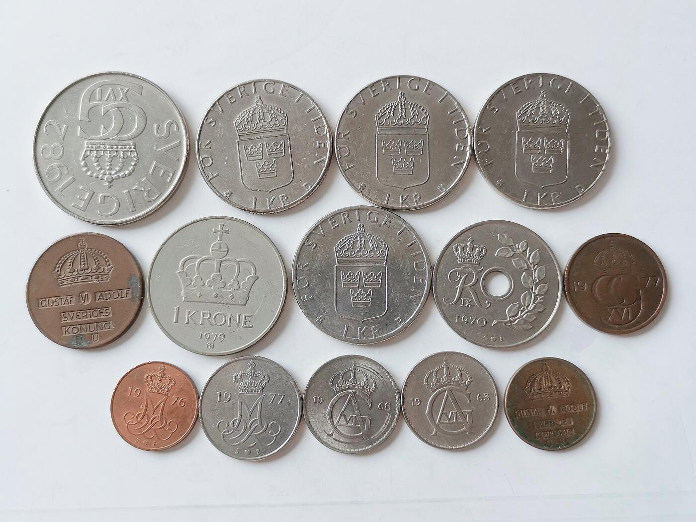 第一海外回流一元起拍收藏 散币专场 第98期 丹麦.瑞典.挪威