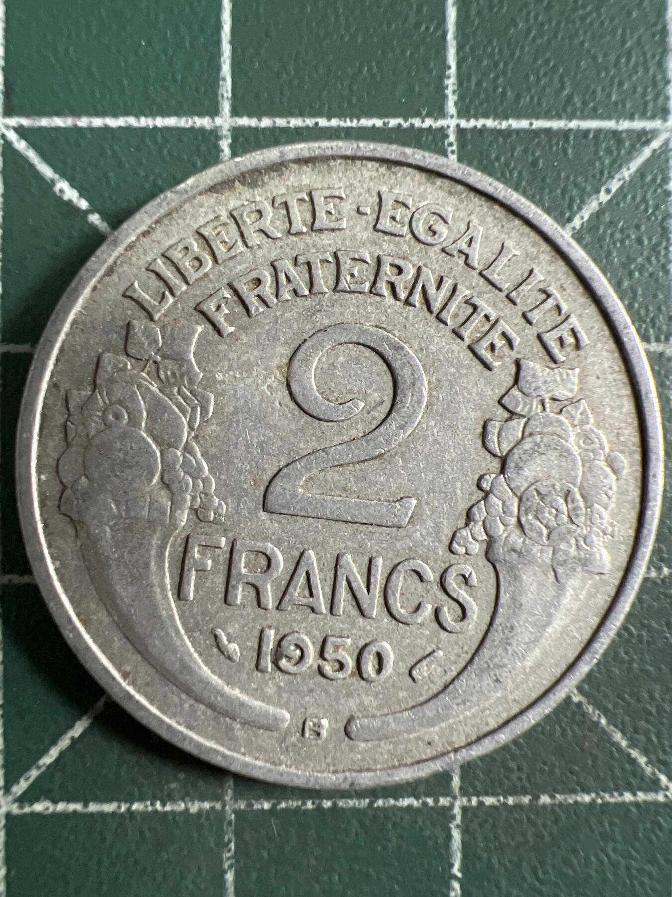 第649期 硬币专场 （无押金，捡漏，全场50包邮，偏远地区除外，接收代拍业务，本店十天发一次货） 法国2法郎