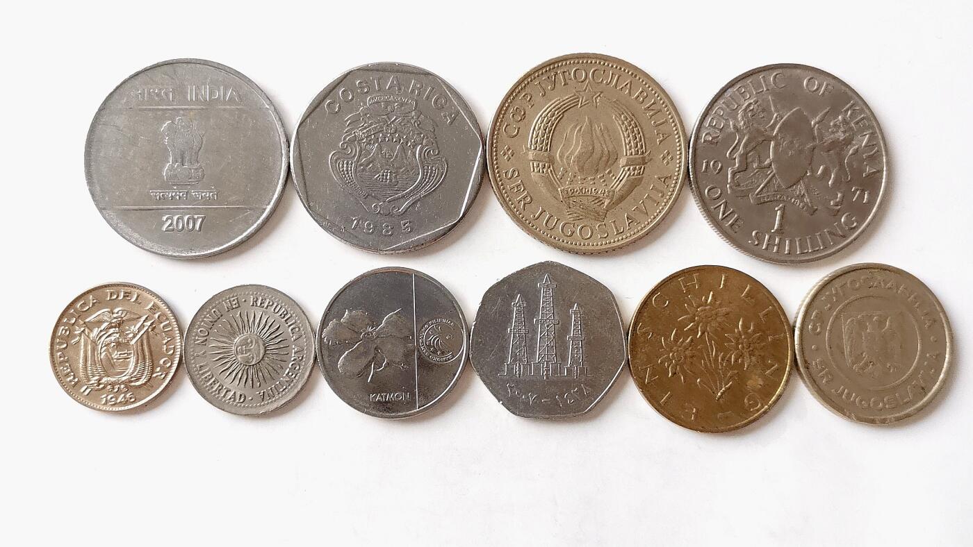 第一海外回流一元起拍收藏 散币专场 第98期 散币一组 10枚