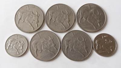 第一海外回流一元起拍收藏 散币专场 第98期 - 菲律宾1比索水牛版 大小版