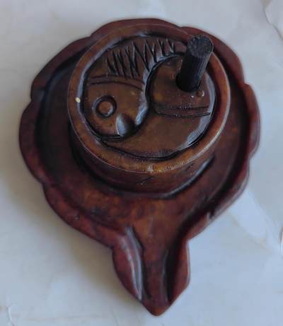 手串，小玉件杂项 岫玉农村石磨摆件