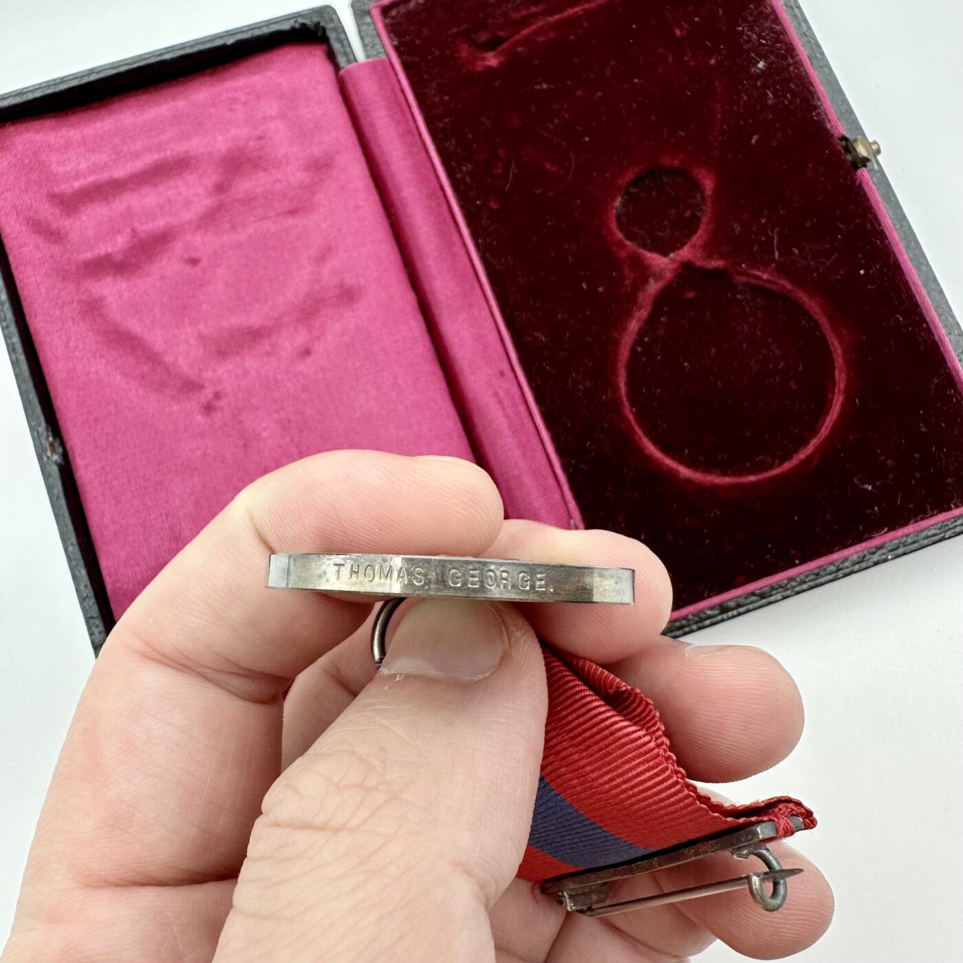 勋章奖章交易所6.23拍卖 大英帝国帝国服务奖章乔治五世Crown版