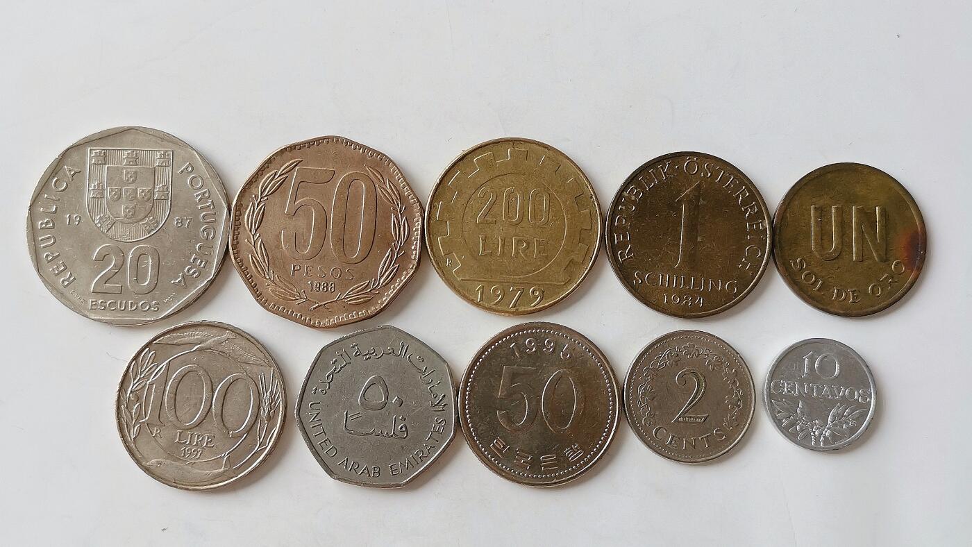 第一海外回流一元起拍收藏 散币专场 第98期 散币一组 10枚