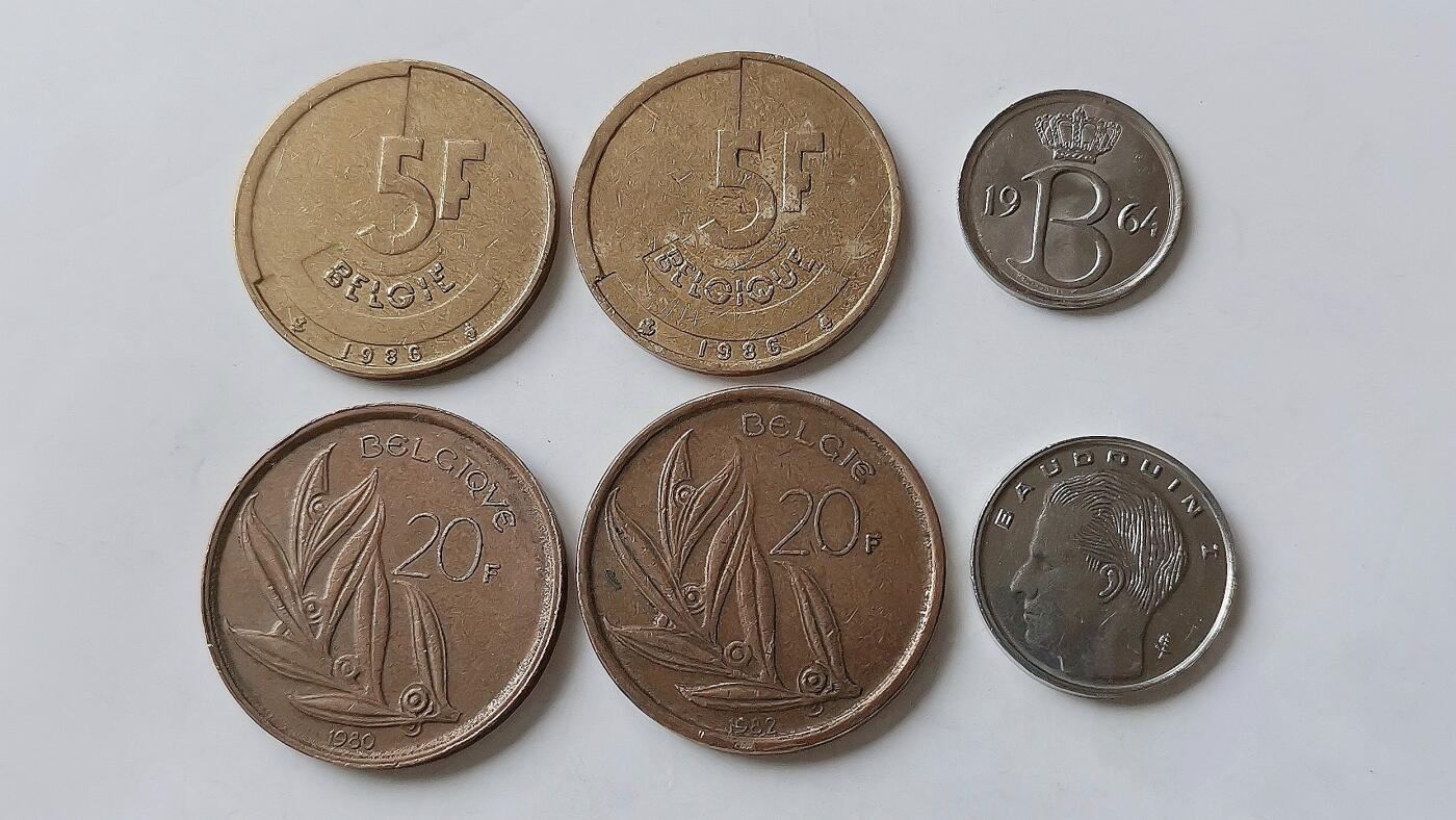 第一海外回流一元起拍收藏 散币专场 第98期 比利时🇧🇪