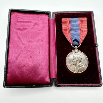 勋章奖章交易所6.23拍卖 - 大英帝国帝国服务奖章乔治五世Crown版