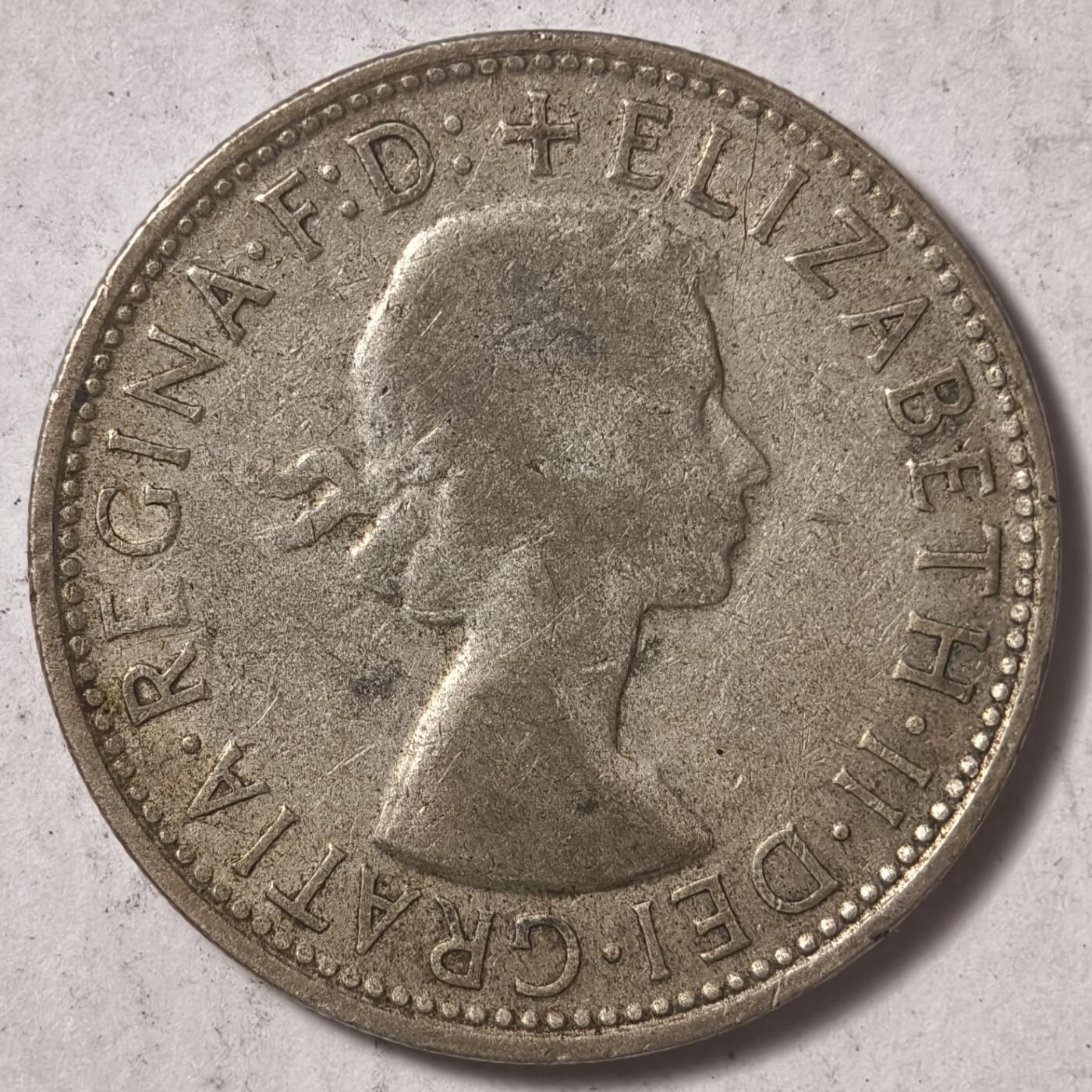 紫瑗钱币——第386期拍卖 澳大利亚 1962年 伊丽莎白二世 1弗洛林 11.2克 0.5银 