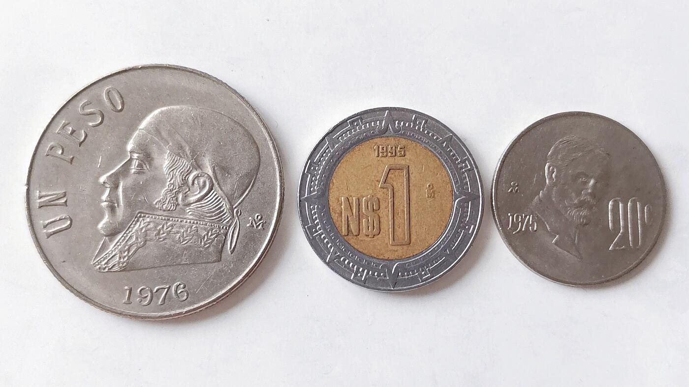 第一海外回流一元起拍收藏 散币专场 第98期 墨西哥硬币3枚