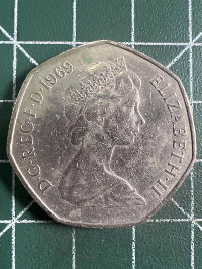 第668期 硬币专场 （无押金，捡漏，全场50包邮，偏远地区除外，接收代拍业务，本店十天发一次货） - 英国50便士