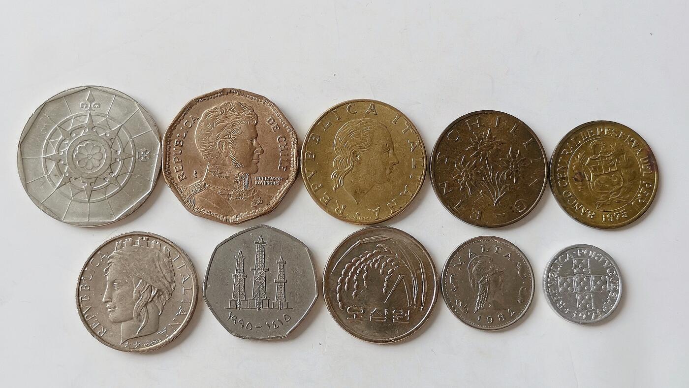 第一海外回流一元起拍收藏 散币专场 第98期 散币一组 10枚