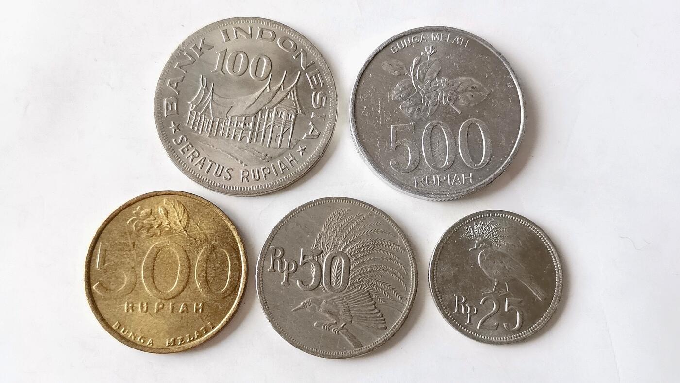 第一海外回流一元起拍收藏 散币专场 第98期 印度尼西亚硬币 5枚