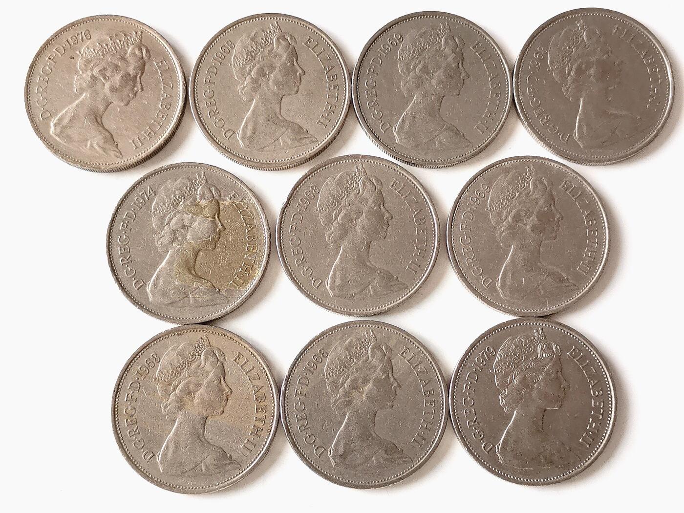 第一海外回流一元起拍收藏 散币专场 第98期 英国10便士 10枚