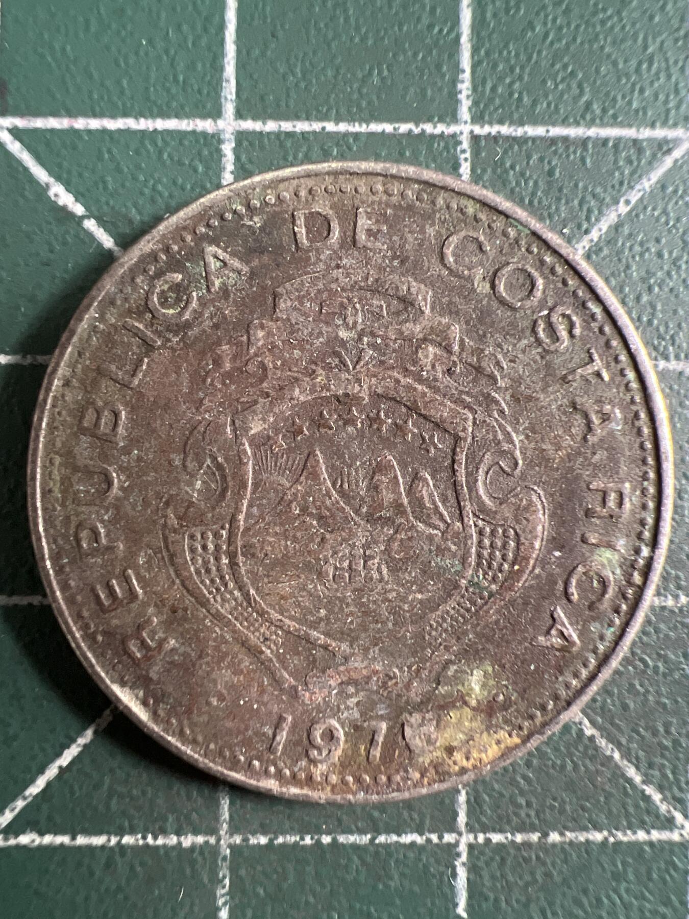 第668期 硬币专场 （无押金，捡漏，全场50包邮，偏远地区除外，接收代拍业务，本店十天发一次货） 哥斯达黎加50分 1976年