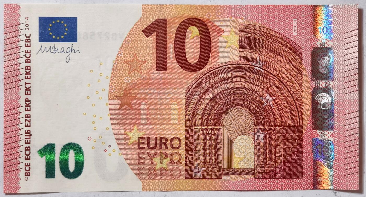 紫瑗钱币——第369期拍卖——纸币场 欧元 西班牙 2014年 圣天使桥 10欧元 UNC 