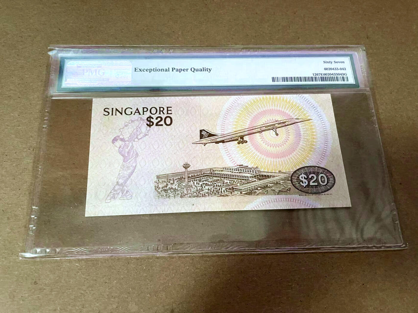 【Blue Auction】✨世界纸币精拍第495期【精】 新加坡 1979年20元 鸟版 PMG67EPQ 