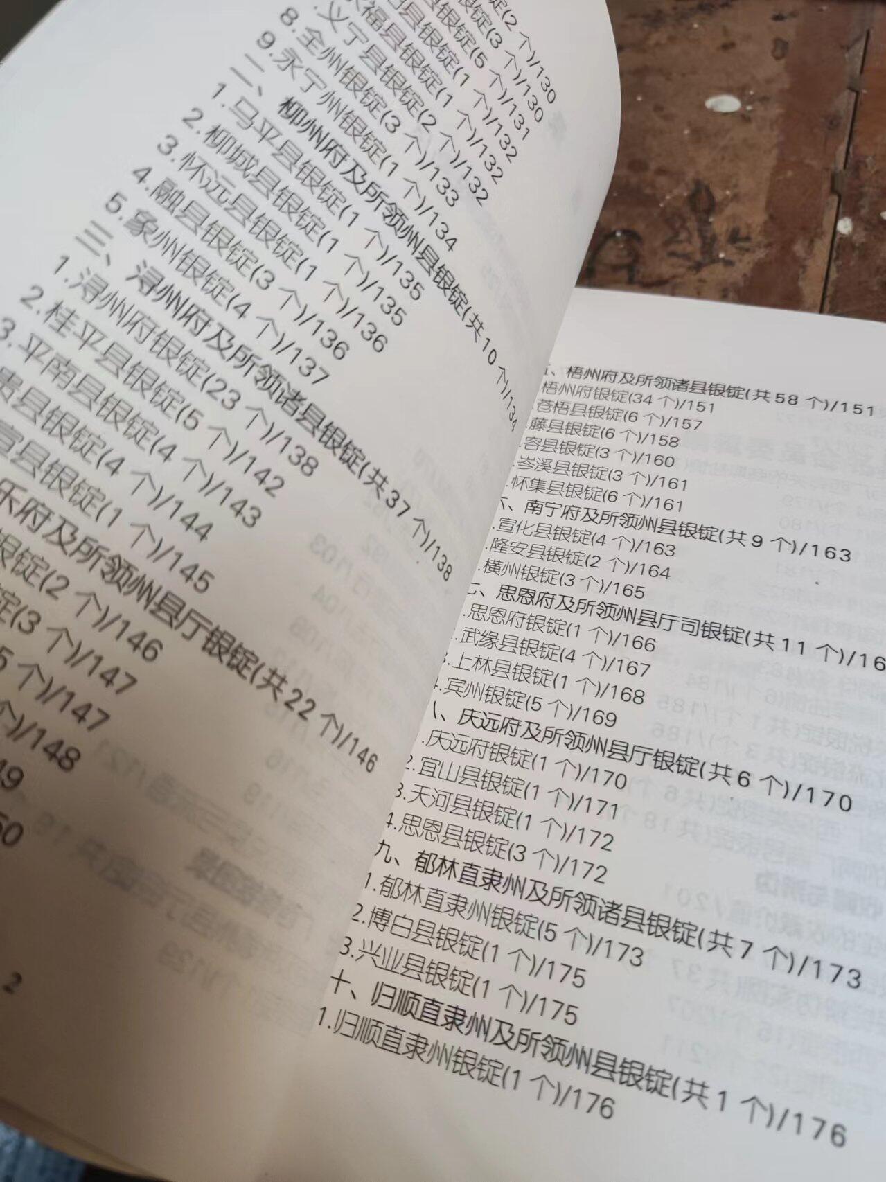 清代广西银锭鉴赏（作者签名本）（9品左右）