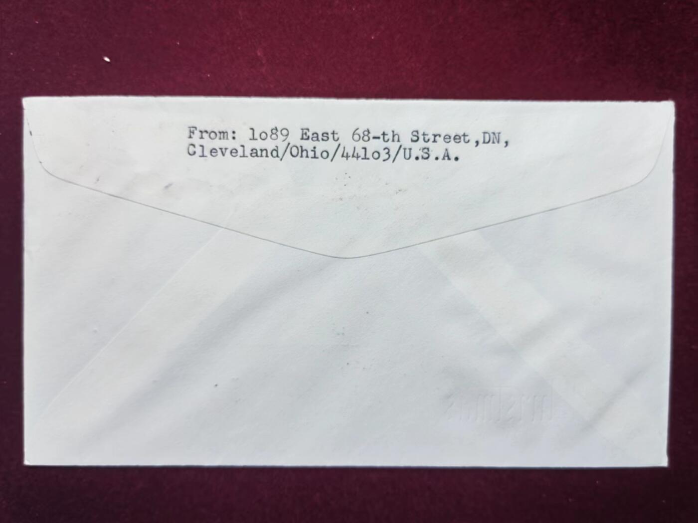 联合阁邮币社™ ——“美国邮品专场” 1967年 圣诞节的祝福