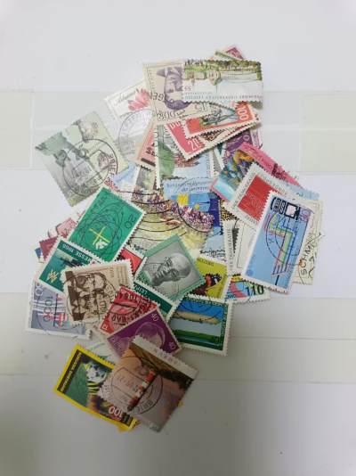 邮票和纸质印刷品第2场 - 德国邮票100张有重复，盖销票和信销票
