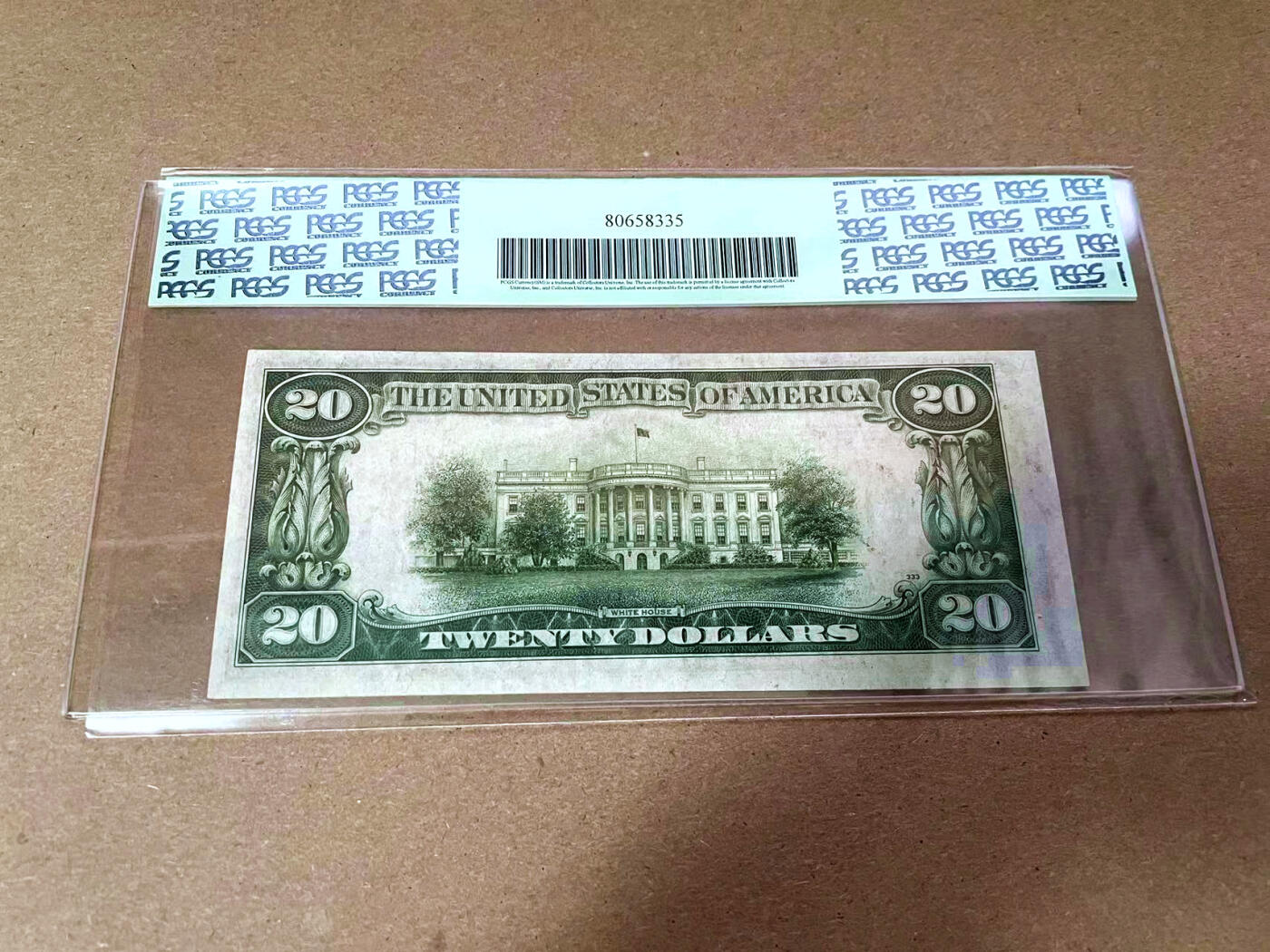 【Blue Auction】✨世界纸币精拍第495期【精】 美国 1934年20美金 PCGS58EPQ 原票 2区