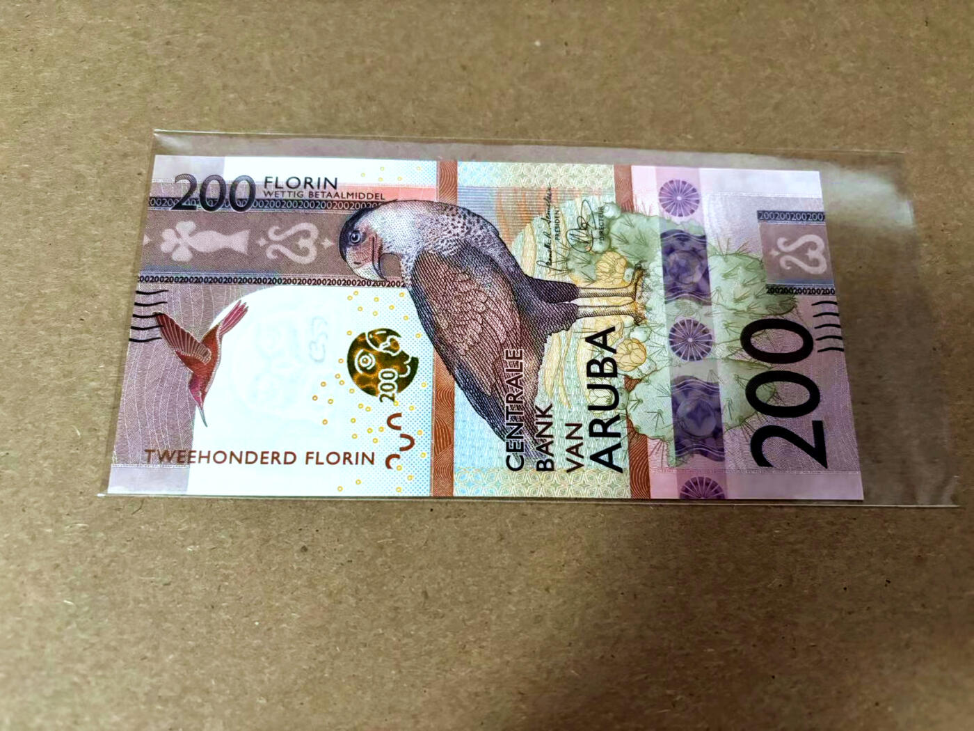 【Blue Auction】✨世界纸币精拍第495期【精】 阿鲁巴 2019年200弗罗林   全新UNC