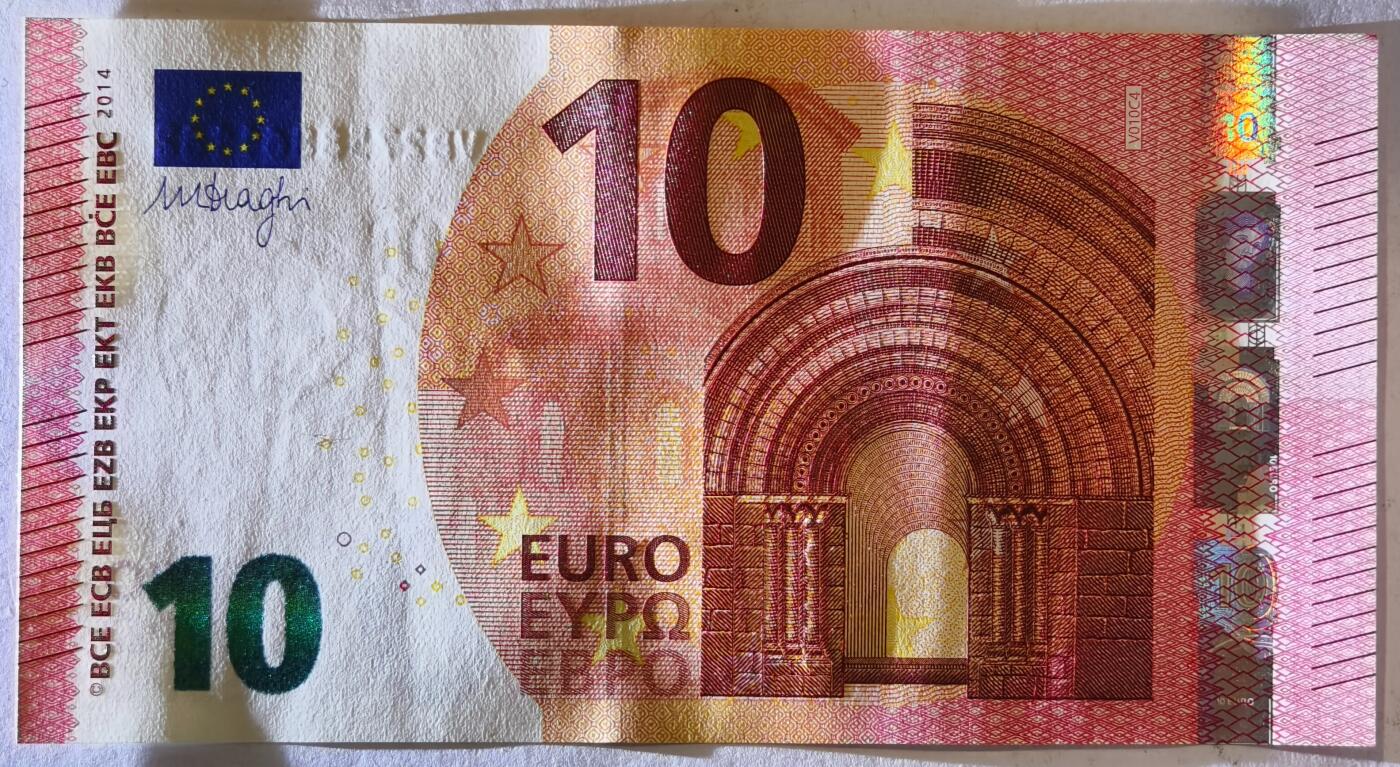 紫瑗钱币——第383期拍卖——纸币场 欧元 西班牙 2014年 圣天使桥 10欧元 UNC 