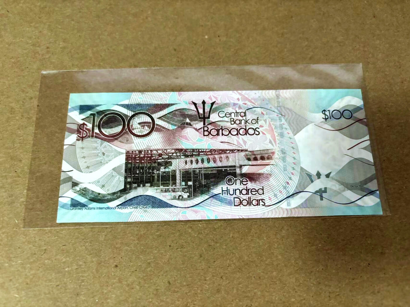 【Blue Auction】✨世界纸币精拍第495期【精】 【无47】巴巴多斯 2013年100元 全新UNC