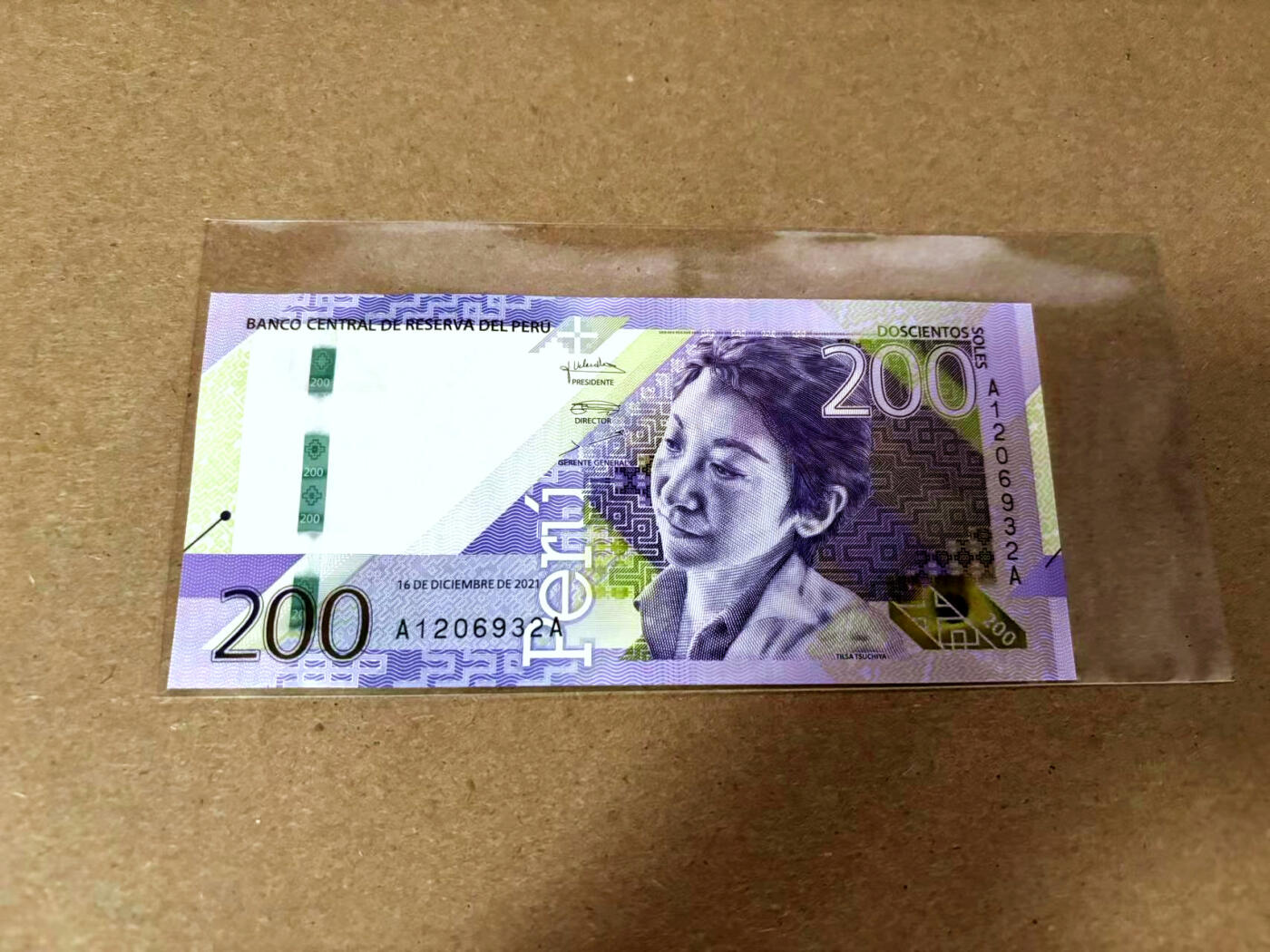 【Blue Auction】✨世界纸币精拍第495期【精】 【AA无47】秘鲁 2021年200索尔 全新UNC