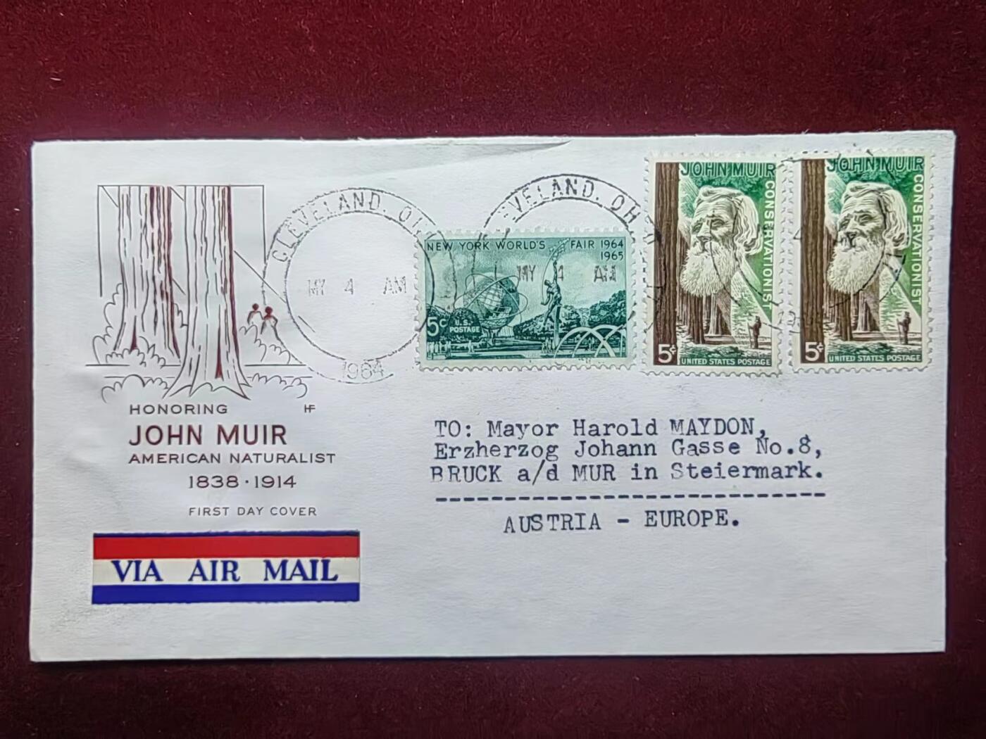 联合阁邮币社™ ——“美国邮品专场” 1964年美国 保护自然资源