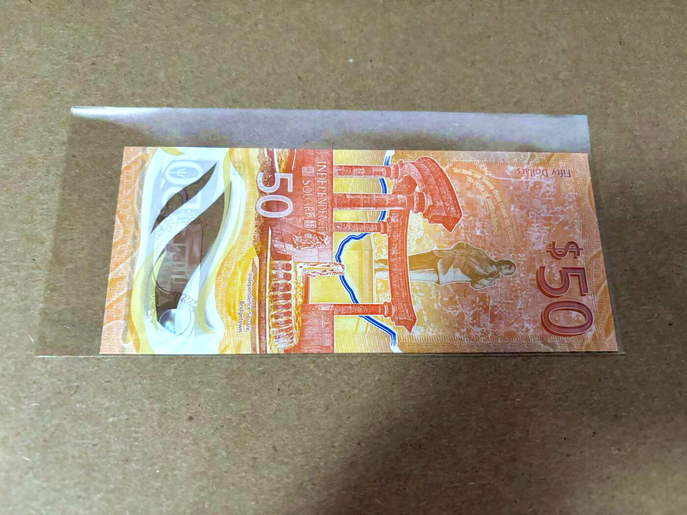 【Blue Auction】✨世界纸币精拍第495期【精】 巴巴多斯 2022年50元 全新UNC