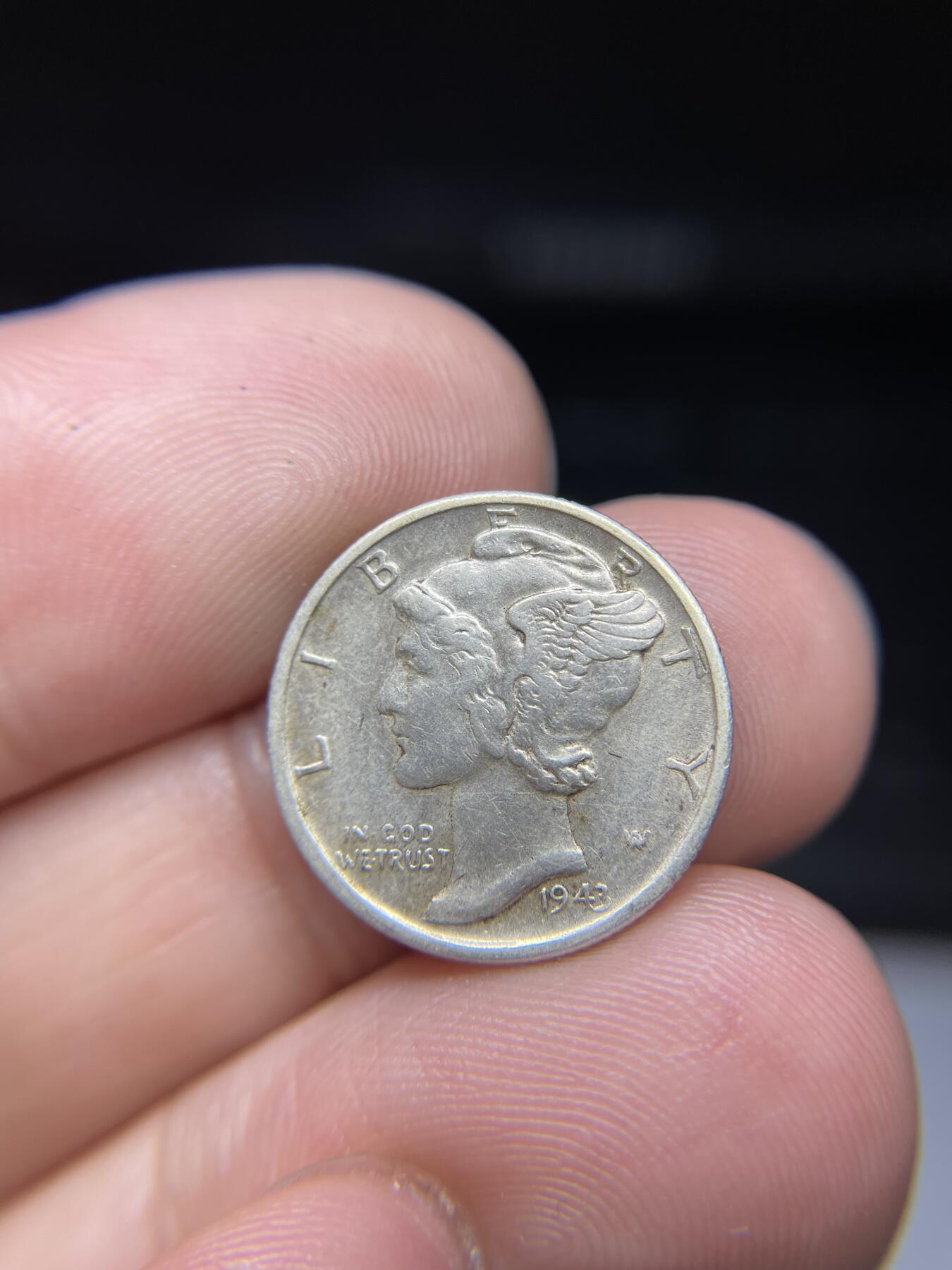 2024年集古藏今外币拍卖第九期-第8场—（总第88拍）银币专场 1943年美国小飞人银币