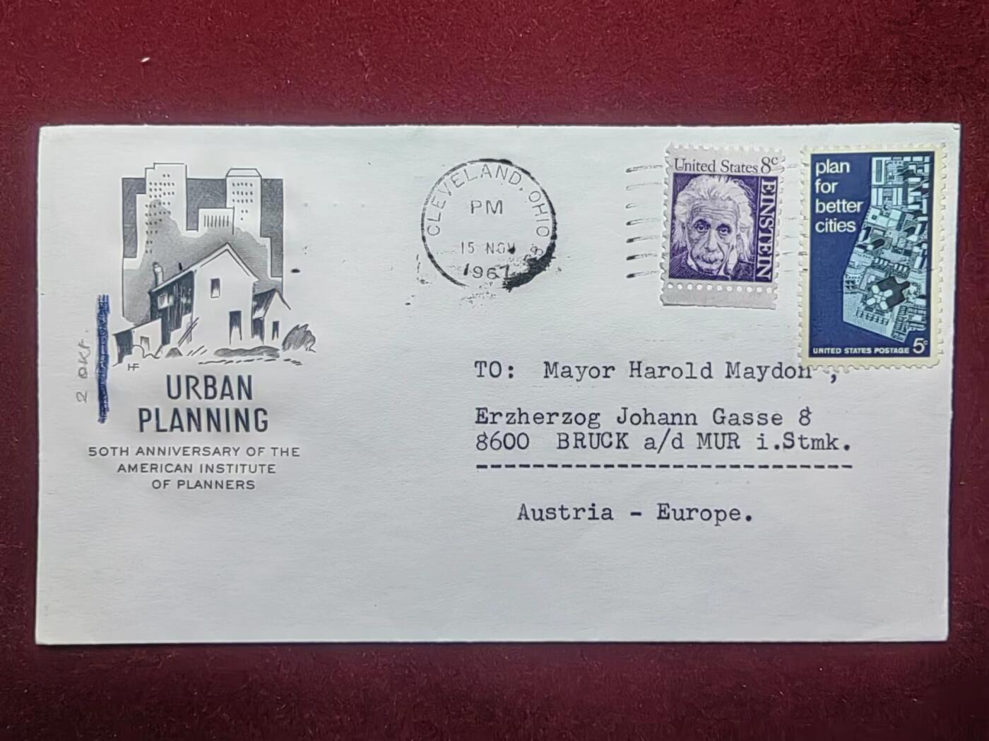 联合阁邮币社™ ——“美国邮品专场” 1967年 美国建筑师50周年