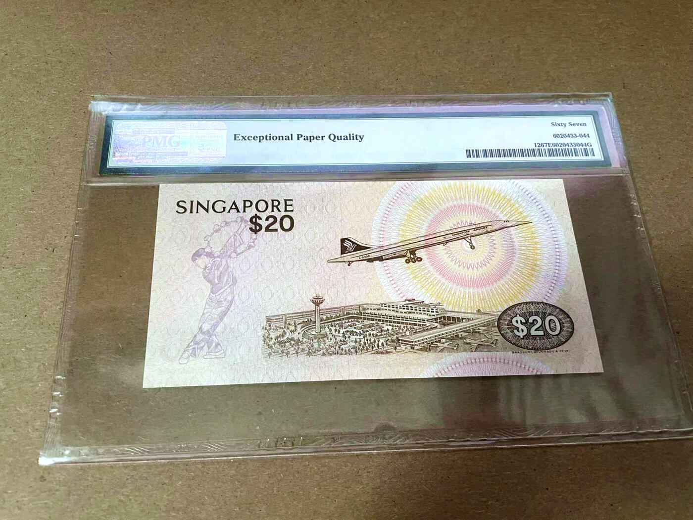 【Blue Auction】✨世界纸币精拍第495期【精】 新加坡 1979年20元 鸟版 PMG67EPQ 