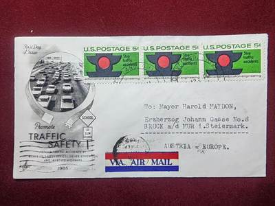 联合阁邮币社™ ——“美国邮品专场” - 1960年 美国推广交通安全