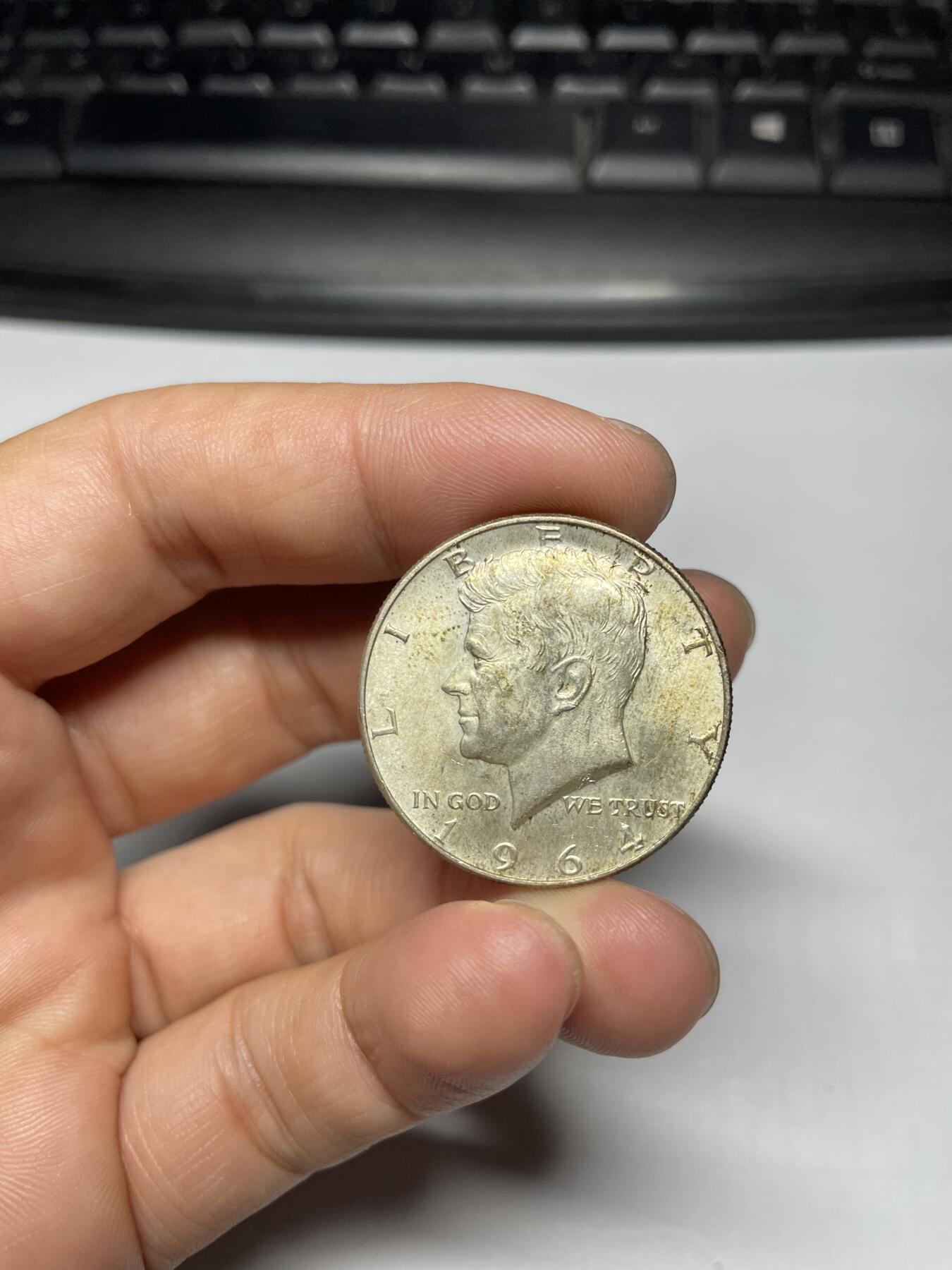 2024年集古藏今外币拍卖第九期-第8场—（总第88拍）银币专场 1964年美国半美元银币