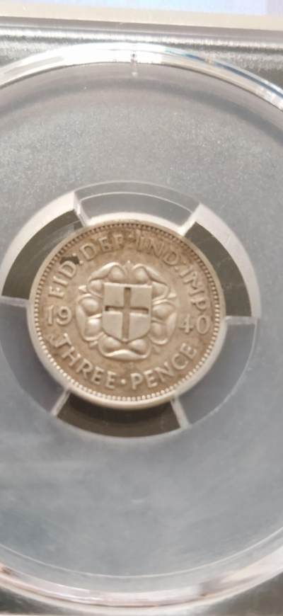 外国硬币初藏2024年第15场 - 英国3便士银币1940年