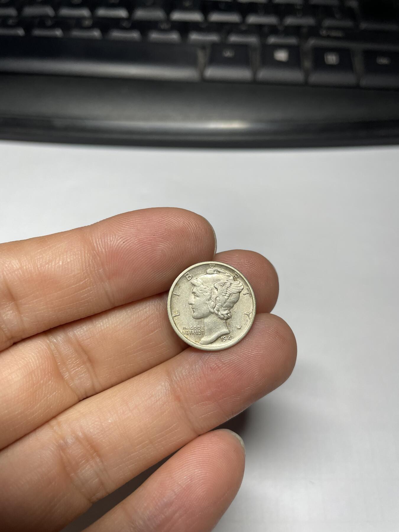 2024年集古藏今外币拍卖第九期-第8场—（总第88拍）银币专场 1943年美国小飞人银币