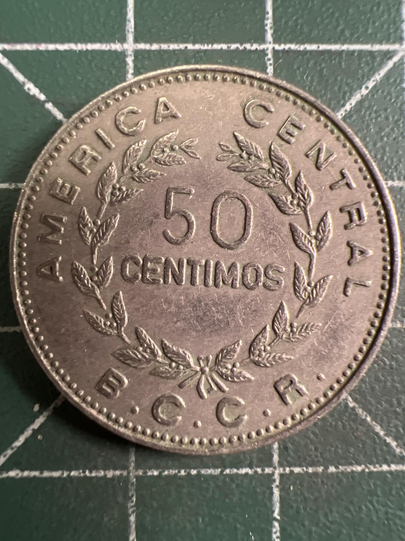 第650期 硬币专场 （无押金，捡漏，全场50包邮，偏远地区除外，接收代拍业务，本店十天发一次货） 哥斯达黎加50分 1972年