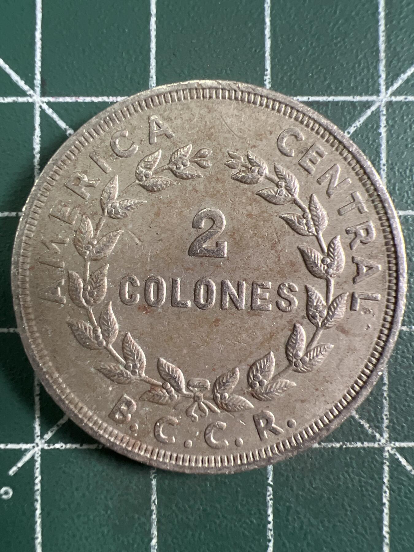 第650期 硬币专场 （无押金，捡漏，全场50包邮，偏远地区除外，接收代拍业务，本店十天发一次货） 哥斯达黎加2克朗 1978年