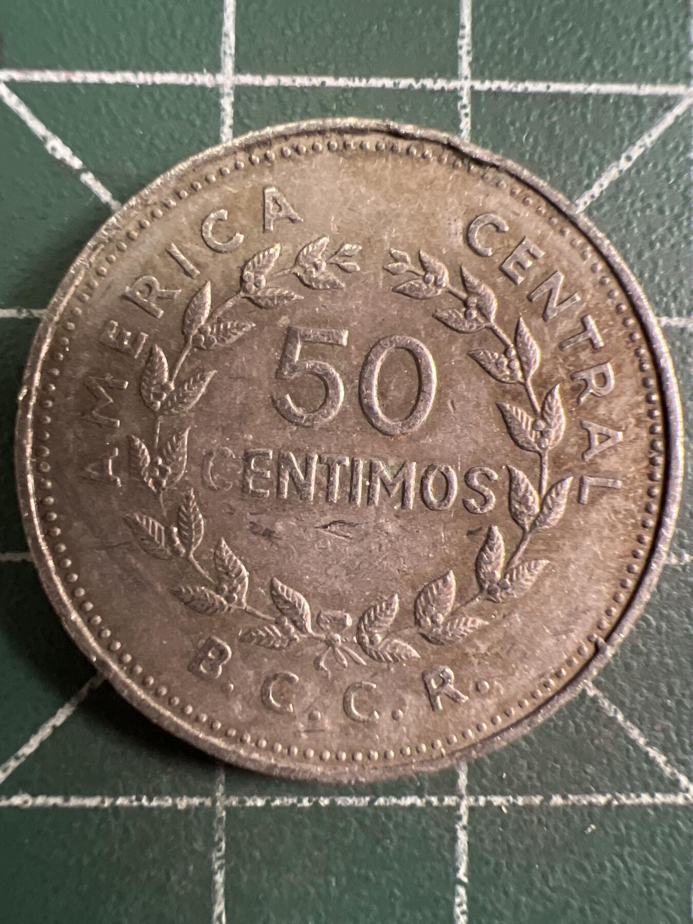 第633期 硬币专场 （无押金，捡漏，全场50包邮，偏远地区除外，接收代拍业务，本店十天发一次货） 哥斯达黎加50分 1978年