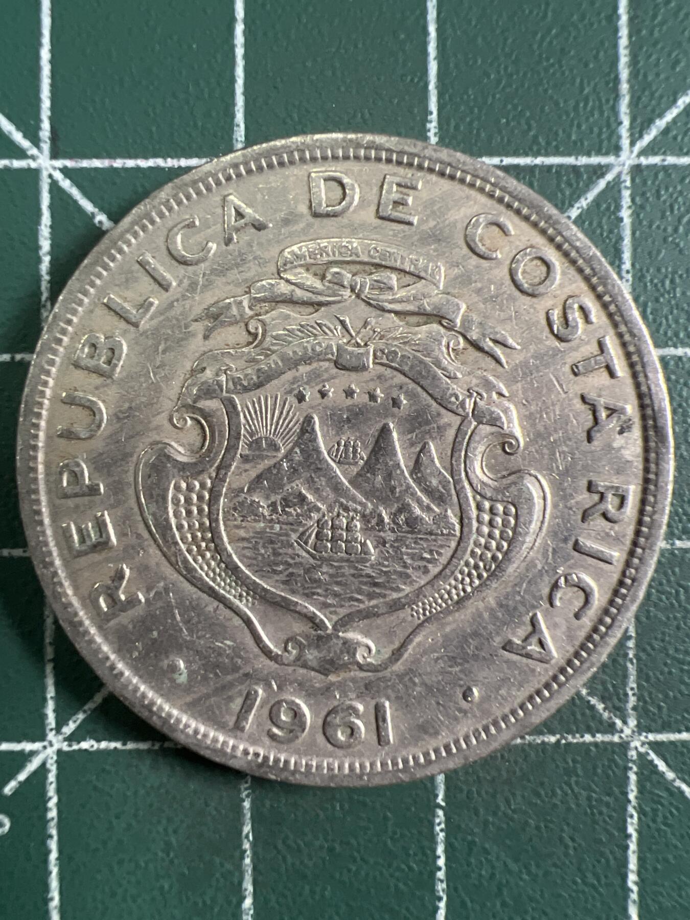 第650期 硬币专场 （无押金，捡漏，全场50包邮，偏远地区除外，接收代拍业务，本店十天发一次货） 哥斯达黎加2克朗 1961年