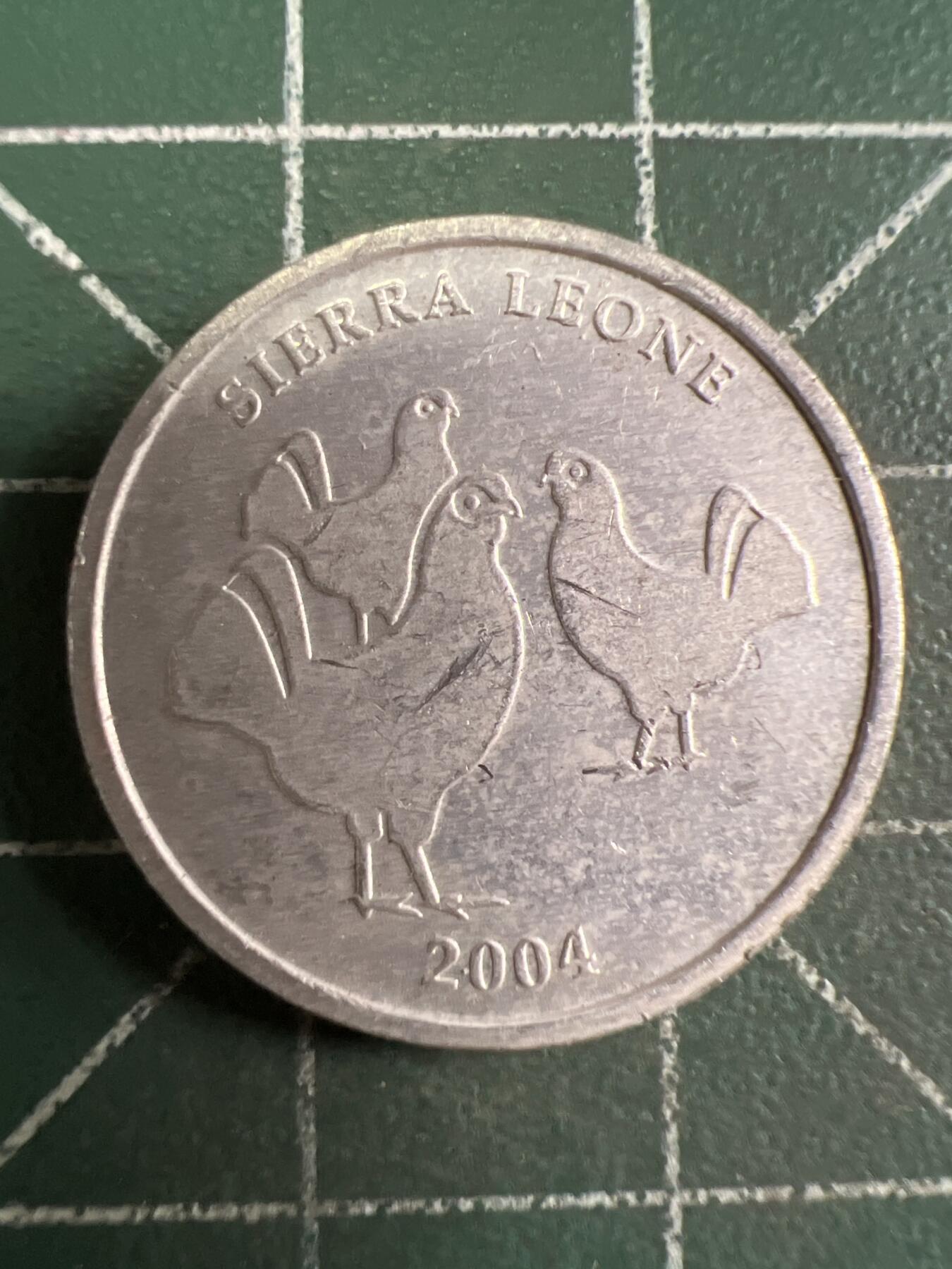 第633期 硬币专场 （无押金，捡漏，全场50包邮，偏远地区除外，接收代拍业务，本店十天发一次货） 塞拉利昂5利昂