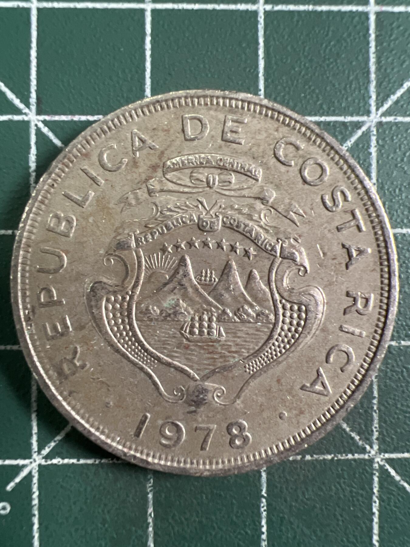 第650期 硬币专场 （无押金，捡漏，全场50包邮，偏远地区除外，接收代拍业务，本店十天发一次货） 哥斯达黎加2克朗 1978年