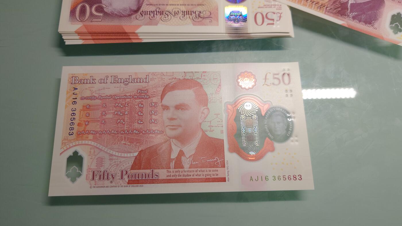 【世界钱币】精选微拍第115期暨2024年第26期  最新维港币展部分卖剩货品展销 2023年英国G序列50镑塑料钞 查尔斯 全新绝品无4尾号5683