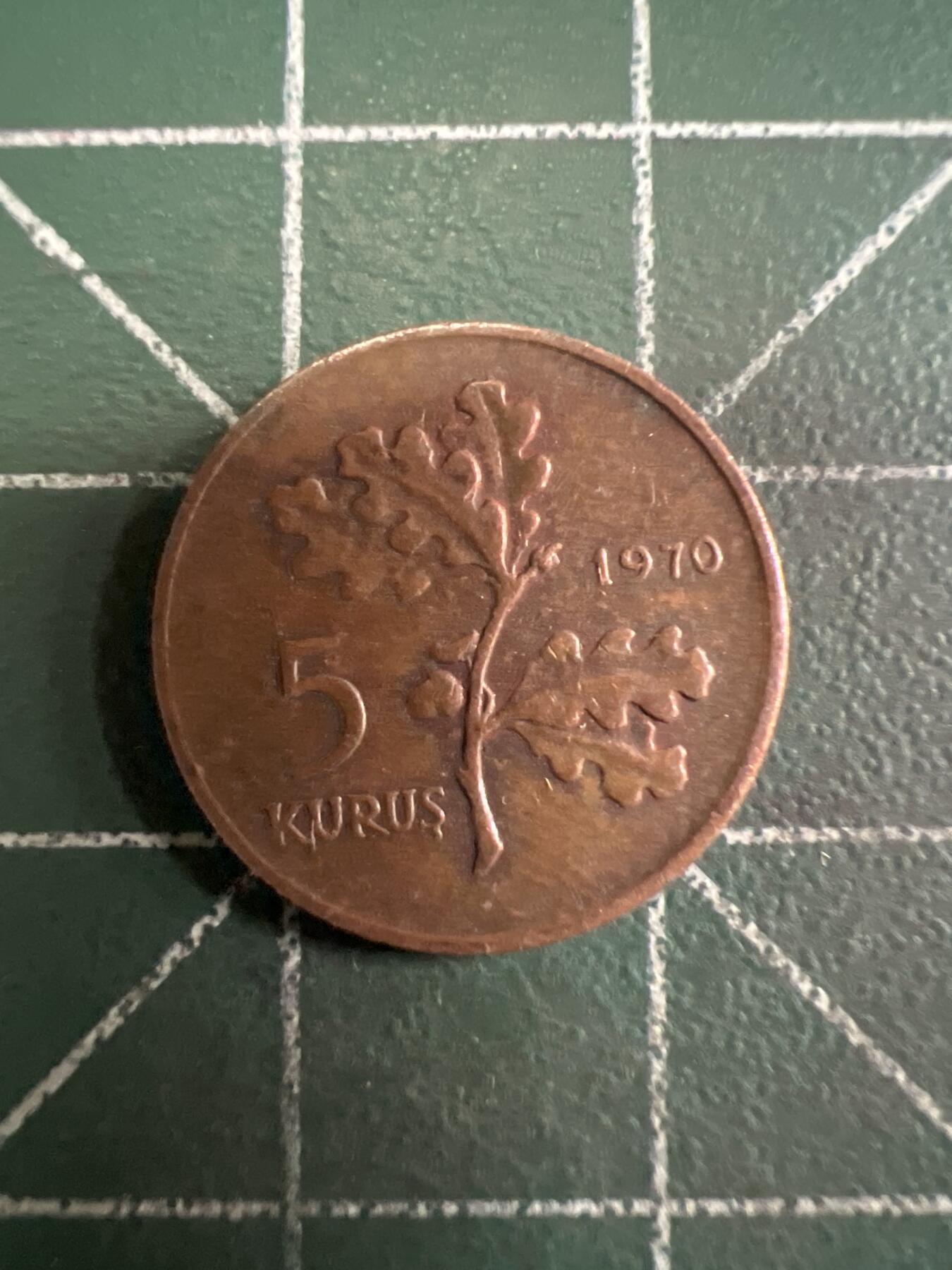 第650期 硬币专场 （无押金，捡漏，全场50包邮，偏远地区除外，接收代拍业务，本店十天发一次货） 土耳其5库鲁