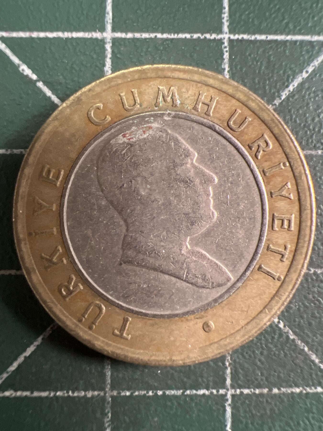 第633期 硬币专场 （无押金，捡漏，全场50包邮，偏远地区除外，接收代拍业务，本店十天发一次货） 土耳其50库鲁 双色币