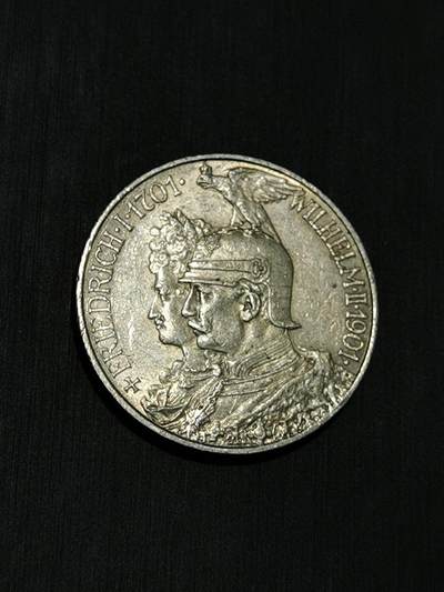 臻藏泉阁国内外钱币 - 德国普鲁士建国200周年2马克银币