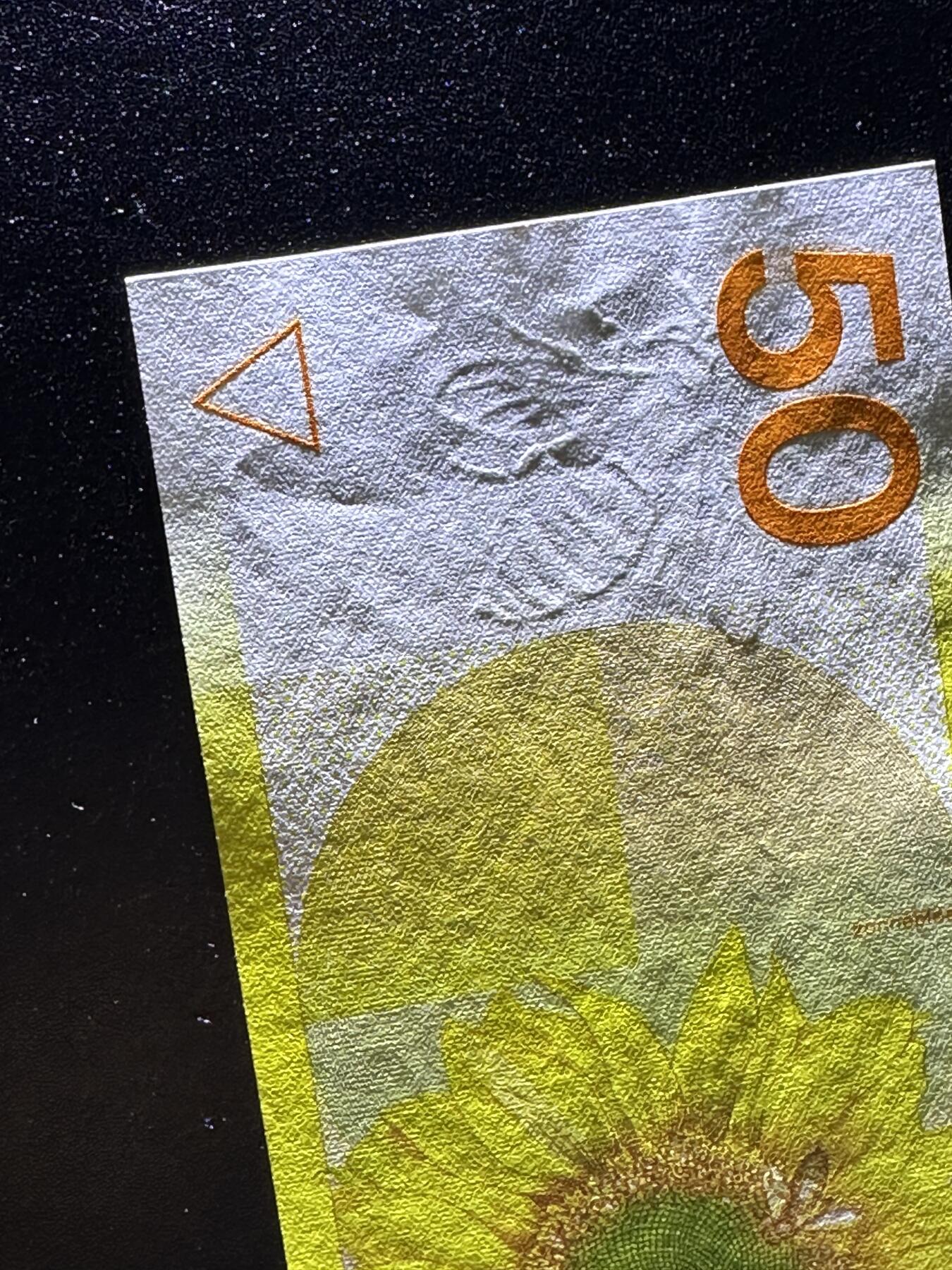 《外钞收藏家》第三百八十二期 1982年荷兰50盾 向日葵 全新UNC