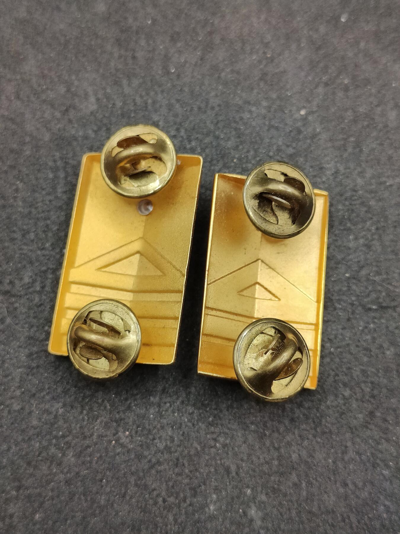 全场0元起拍 第168期 咸鱼国勋章拍卖专场 6月26日（周三）下午6：00开始 日本陆自曹士/下士官领章一对